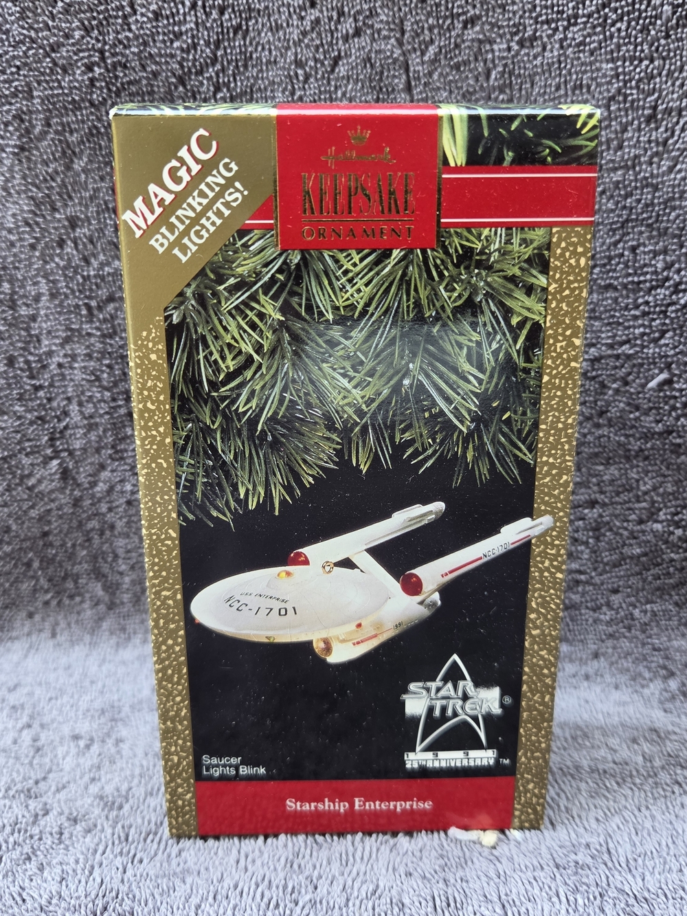 1991 Hallmark Star Trek Enterprise NCC-1701 Ornament